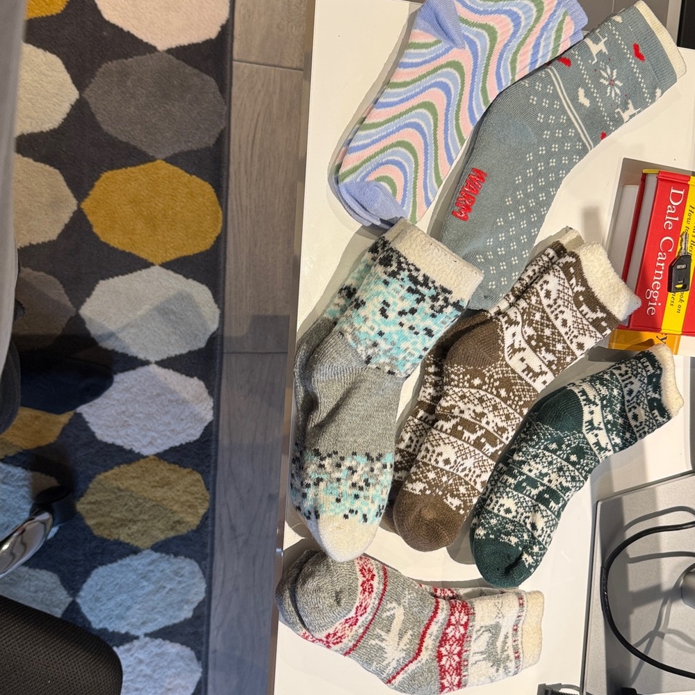 Womens Cozy Socks 6ct